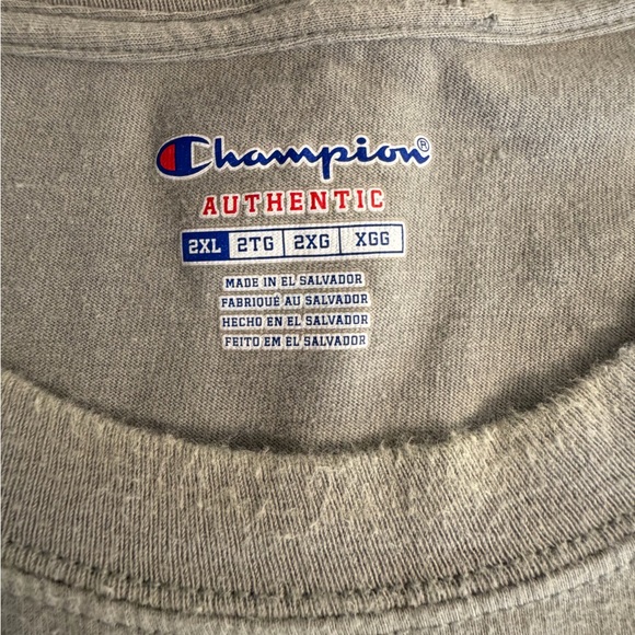Champion Authentic Light Green Short Sleeve Tee - Picture 4 of 13